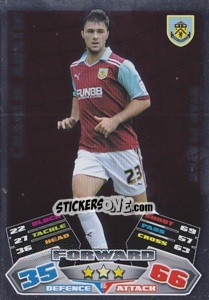 Sticker Charlie Austin - NPower Championship 2011-2012. Match Attax n. 65 - Topps