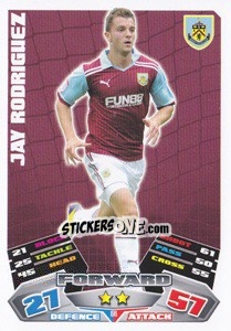 Sticker Jay Rodriguez - NPower Championship 2011-2012. Match Attax n. 66 - Topps