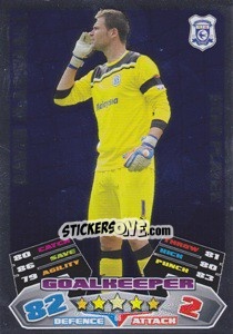 Sticker David Marshall - NPower Championship 2011-2012. Match Attax n. 68 - Topps