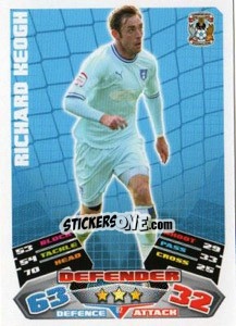 Sticker Richard Keogh - NPower Championship 2011-2012. Match Attax - Topps