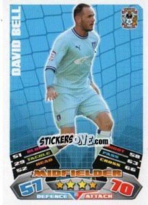 Cromo David Bell - NPower Championship 2011-2012. Match Attax n. 86 - Topps