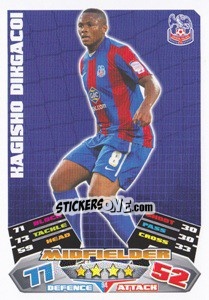 Sticker Kagisho Dikgacoi - NPower Championship 2011-2012. Match Attax - Topps
