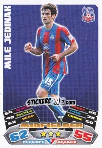 Sticker Mile Jedinak - NPower Championship 2011-2012. Match Attax n. 95 - Topps