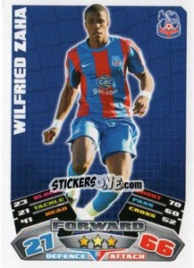 Sticker Wilfried Zaha - NPower Championship 2011-2012. Match Attax n. 98 - Topps