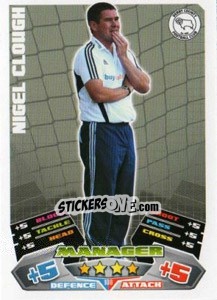 Cromo Nigel Clough - NPower Championship 2011-2012. Match Attax - Topps