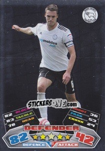Sticker Jason Shackell - NPower Championship 2011-2012. Match Attax - Topps