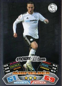 Sticker Ben Davies - NPower Championship 2011-2012. Match Attax - Topps