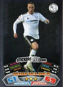 Sticker Ben Davies - NPower Championship 2011-2012. Match Attax n. 107 - Topps