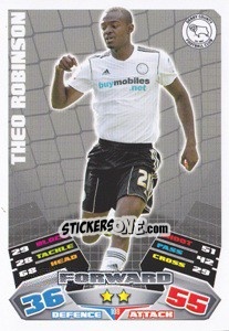 Sticker Theo Robinson - NPower Championship 2011-2012. Match Attax - Topps