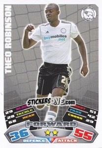Cromo Theo Robinson - NPower Championship 2011-2012. Match Attax n. 109 - Topps