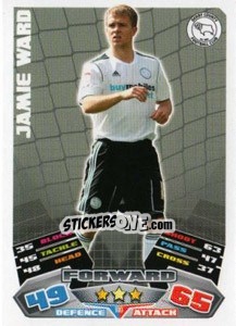 Sticker Jamie Ward - NPower Championship 2011-2012. Match Attax n. 110 - Topps