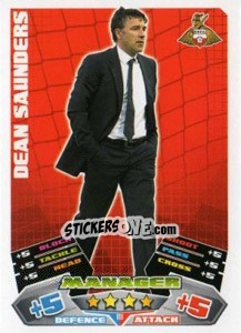 Sticker Dean Saunders - NPower Championship 2011-2012. Match Attax n. 111 - Topps