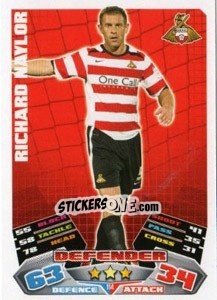 Sticker Richard Naylor - NPower Championship 2011-2012. Match Attax n. 114 - Topps