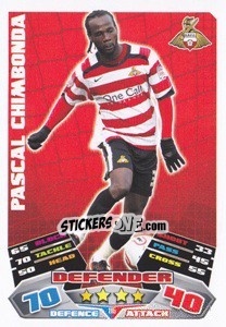 Sticker Pascal Chimbonda - NPower Championship 2011-2012. Match Attax - Topps