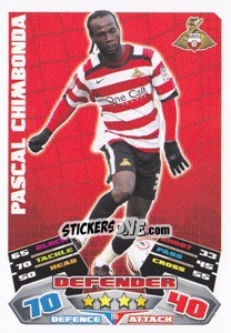 Sticker Pascal Chimbonda - NPower Championship 2011-2012. Match Attax n. 115 - Topps