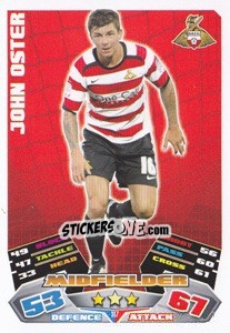 Sticker John Oster - NPower Championship 2011-2012. Match Attax n. 117 - Topps