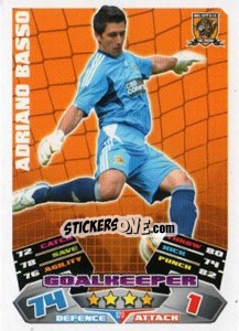 Sticker Adriano Basso - NPower Championship 2011-2012. Match Attax - Topps