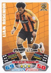 Sticker Liam Rosenior - NPower Championship 2011-2012. Match Attax n. 126 - Topps