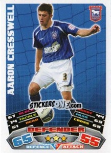 Sticker Aaron Cresswell - NPower Championship 2011-2012. Match Attax - Topps