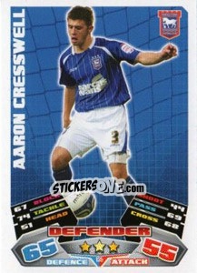 Sticker Aaron Cresswell - NPower Championship 2011-2012. Match Attax n. 135 - Topps