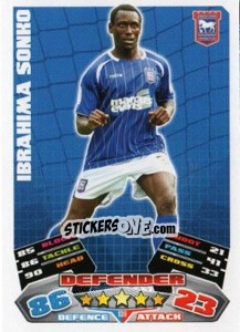 Sticker Ibrahima Sonko - NPower Championship 2011-2012. Match Attax - Topps