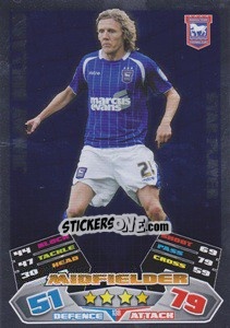 Sticker Jimmy Bullard - NPower Championship 2011-2012. Match Attax - Topps