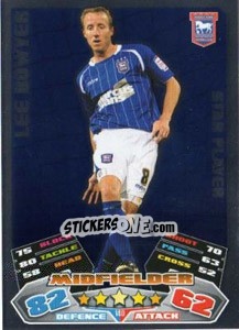 Sticker Lee Bowyer - NPower Championship 2011-2012. Match Attax n. 140 - Topps