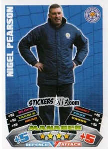 Sticker Nigel Pearson - NPower Championship 2011-2012. Match Attax n. 155 - Topps
