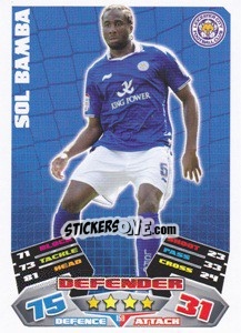Sticker Sol Bamba - NPower Championship 2011-2012. Match Attax n. 159 - Topps