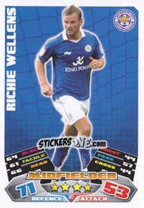 Cromo Rickie Wellens - NPower Championship 2011-2012. Match Attax n. 162 - Topps