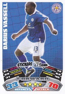 Sticker Darius Vassell - NPower Championship 2011-2012. Match Attax n. 164 - Topps