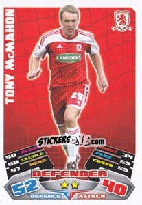 Sticker Tony McMahon - NPower Championship 2011-2012. Match Attax - Topps
