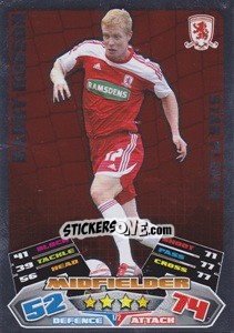 Sticker Barry Robson - NPower Championship 2011-2012. Match Attax n. 172 - Topps