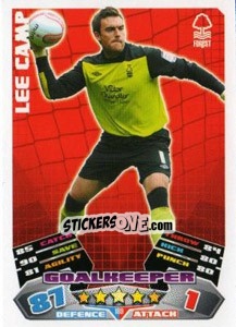 Figurina Lee Camp - NPower Championship 2011-2012. Match Attax - Topps