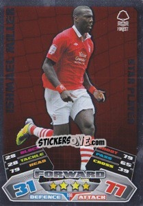 Sticker Ishmael Miller - NPower Championship 2011-2012. Match Attax n. 198 - Topps