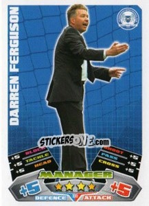 Sticker Darren Ferguson - NPower Championship 2011-2012. Match Attax - Topps