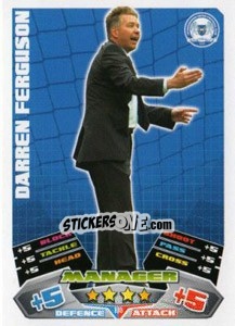 Sticker Darren Ferguson - NPower Championship 2011-2012. Match Attax n. 199 - Topps