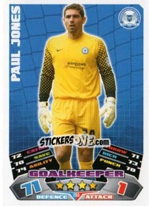 Cromo Paul Jones - NPower Championship 2011-2012. Match Attax - Topps