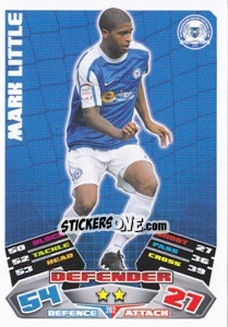 Sticker Mark Little - NPower Championship 2011-2012. Match Attax n. 202 - Topps