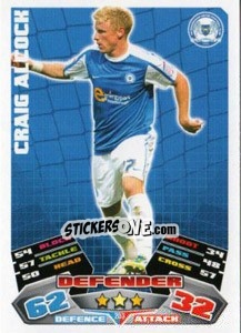 Sticker Craig Alcock - NPower Championship 2011-2012. Match Attax - Topps