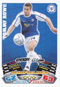 Sticker Tommy Rowe - NPower Championship 2011-2012. Match Attax n. 205 - Topps