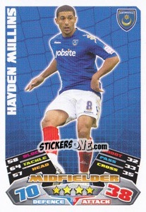 Sticker Hayden Mullins - NPower Championship 2011-2012. Match Attax n. 215 - Topps