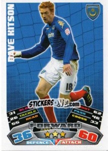 Sticker Dave Kitson - NPower Championship 2011-2012. Match Attax n. 220 - Topps