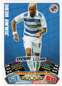 Sticker Jimmy Kebe - NPower Championship 2011-2012. Match Attax n. 227 - Topps