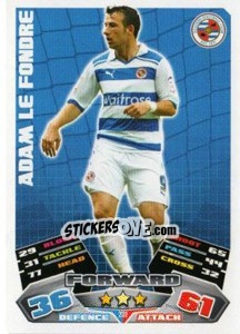 Sticker Adam Le Fondre - NPower Championship 2011-2012. Match Attax - Topps