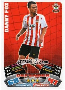 Sticker Danny Fox - NPower Championship 2011-2012. Match Attax - Topps