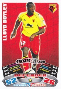 Sticker Lloyd Doyley - NPower Championship 2011-2012. Match Attax n. 246 - Topps