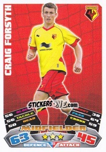 Sticker Craig Forsyth - NPower Championship 2011-2012. Match Attax - Topps