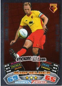 Sticker John Eustace - NPower Championship 2011-2012. Match Attax n. 250 - Topps