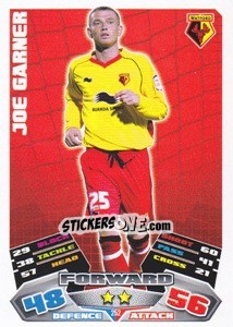 Figurina Joe Garner - NPower Championship 2011-2012. Match Attax n. 252 - Topps